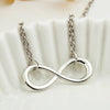 Fashion Jewelry Supply 8 Character Pendant Short Clavicle Chain Necklace Small Commodity Wholesale Market
