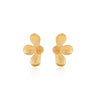 Fashion Joker Stainless Steel 18K Gold Electroplated Earrings For Women