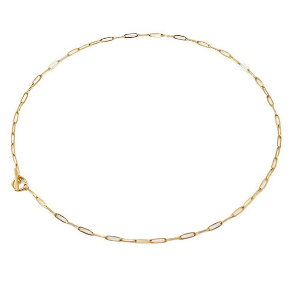 Fashion Joker Stainless Steel Otch Clasp Chain With Geometric Pattern And Electroplating Treatment Unisex Jewelry Chain