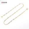 Fashion Joker Stainless Steel Otch Clasp Chain With Geometric Pattern And Electroplating Treatment Unisex Jewelry Chain