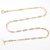 Fashion Joker Stainless Steel Otch Clasp Chain With Geometric Pattern And Electroplating Treatment Unisex Jewelry Chain