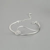 Fashion Knot Silver Bracelets 1 Piece