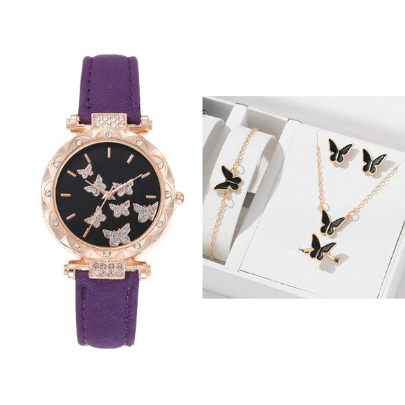 Fashion Ladies Alloy Belt Watch With Round Dial