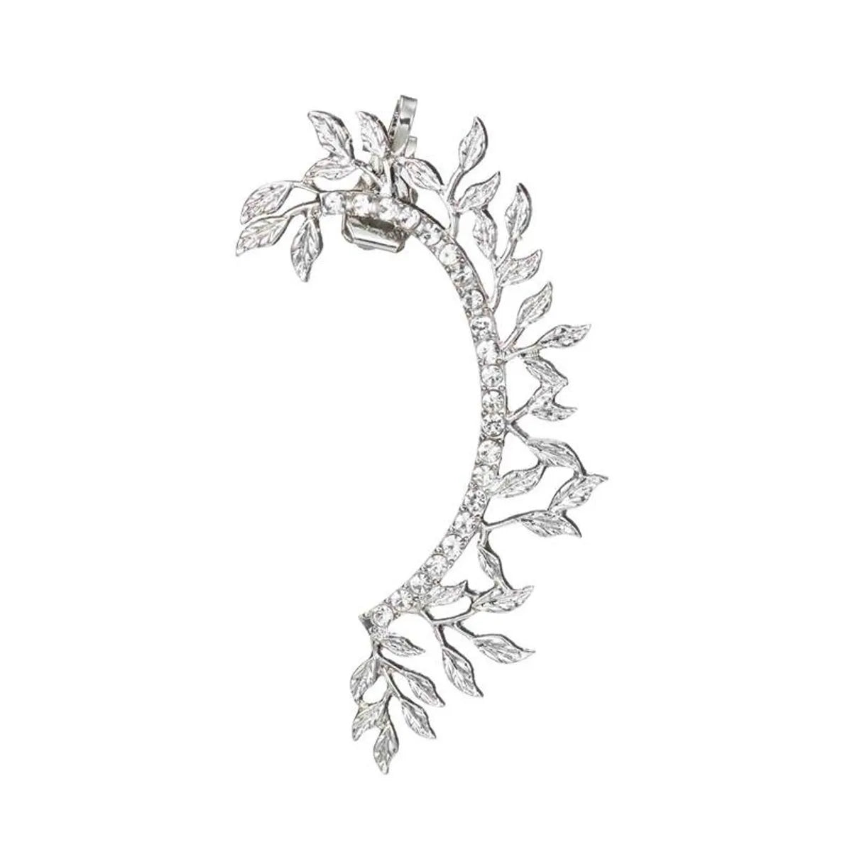 Fashion Leaf-Studded Ear Cuff New Clip Earrings Nhdp148443