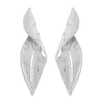 Fashion Leaves Alloy Plating Women's Drop Earrings 1 Pair