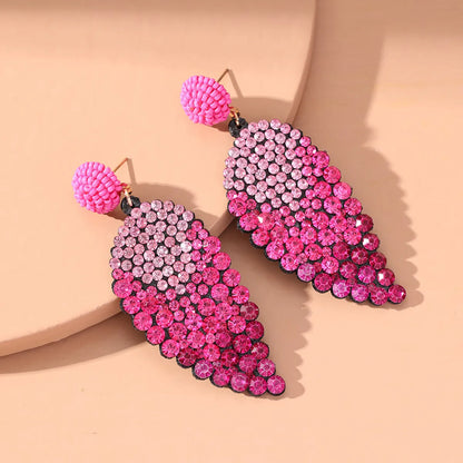 Fashion Leaves Plastic Resin Women's Earrings 1 Pair