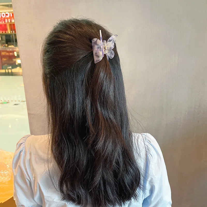 Fashion Leopard Butterfly Hairpin Wholesale Nihaojewelry