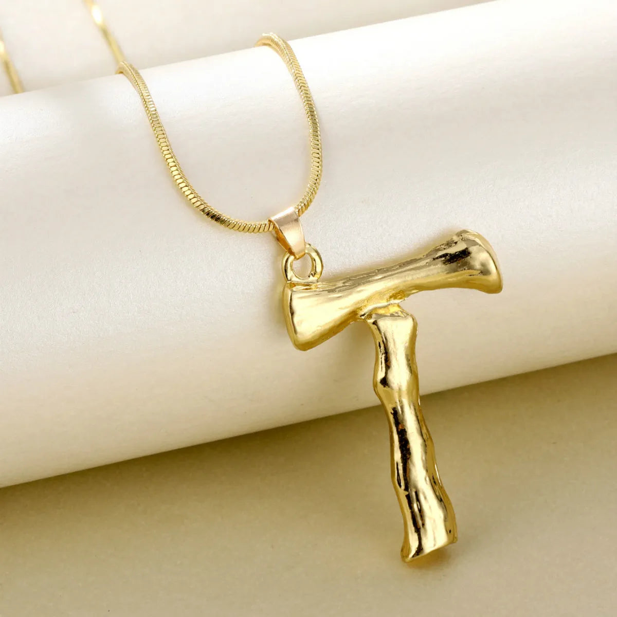 Fashion Letter Alloy Plating Women'S Pendant Necklace