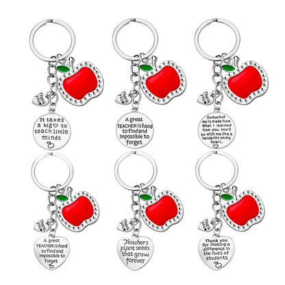 Fashion Letter  Metal Teachers' Day Unisex Bag Pendant Keychain