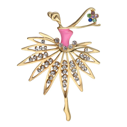 Fashion Letter Butterfly Alloy Inlay Rhinestones Women'S Brooches