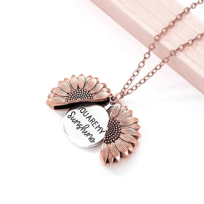 Fashion Letter Flower Alloy Plating Women'S Pendant Necklace 1 Piece