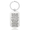 Fashion Letter Metal Printing Keychain 1 Piece