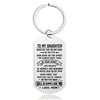 Fashion Letter Metal Printing Keychain 1 Piece