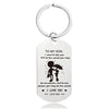 Fashion Letter Metal Printing Keychain 1 Piece