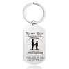 Fashion Letter Metal Printing Keychain 1 Piece