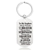 Fashion Letter Metal Printing Keychain 1 Piece