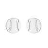 Fashion Letter Skates Ball Stainless Steel Plating Ear Studs 1 Pair