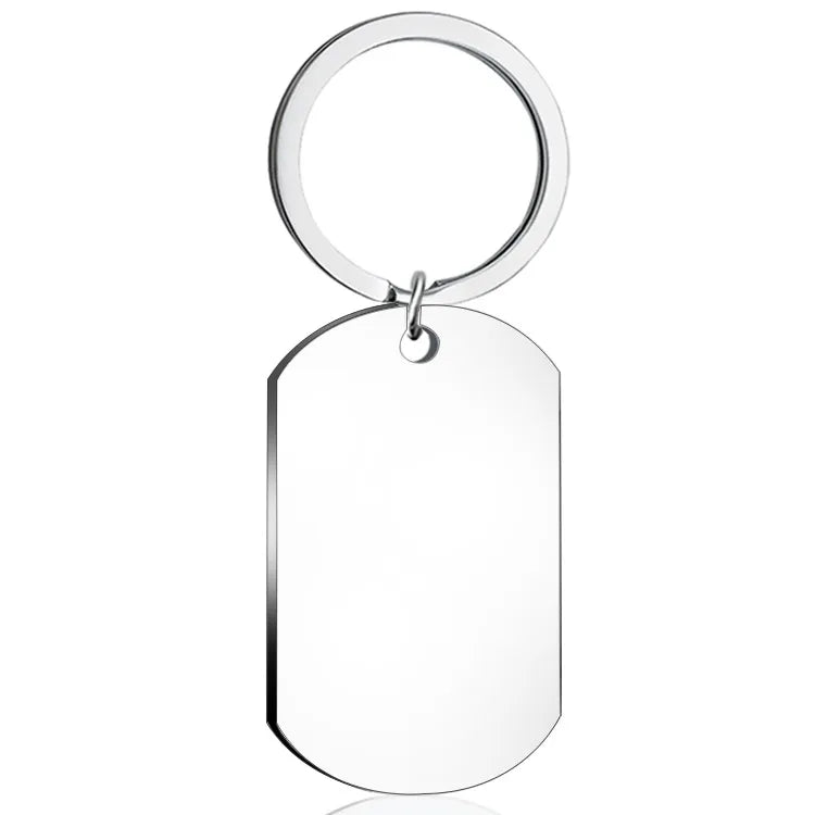 Fashion Letter Stainless Steel Bag Pendant Keychain