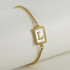 Fashion Letter Stainless Steel Plating Bracelets 1 Piece