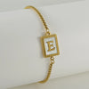 Fashion Letter Stainless Steel Plating Bracelets 1 Piece