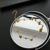 Fashion Letter Titanium Steel Plating Anklet