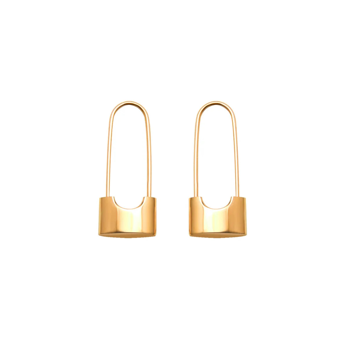 Fashion Lock Titanium Steel Earrings