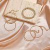 Fashion Love Bamboo Opening Alloy Bracelet Jewelry Electroplated