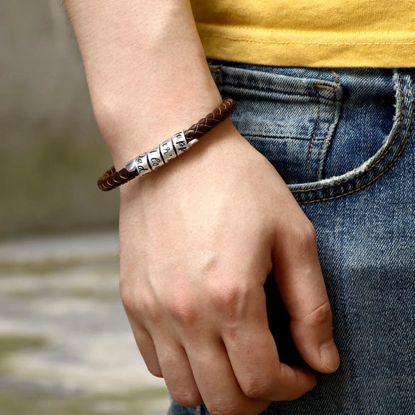 Fashion Magnetic Buckle Bracelet Father'S Day Gift