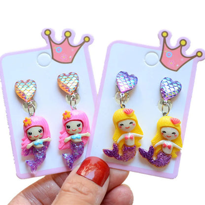 Fashion Mermaid Shell Resin 1 Pair