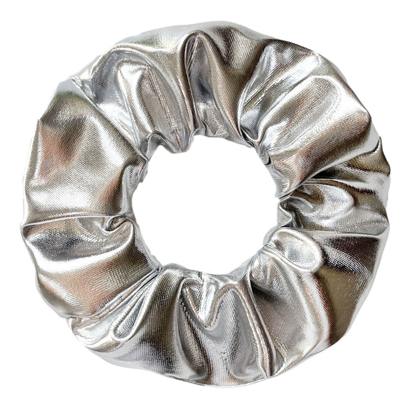 Fashion Metal And Fabric Hair Ring With Rainbow Design Knitted Process