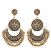 Fashion Metal Retro Exaggerated Water Drop Temperament Earrings