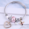 Fashion Metal Simple Heart Bee Multi-Element Bracelet