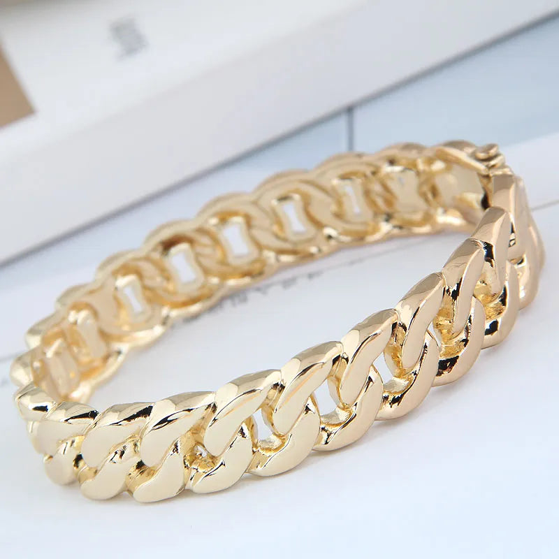 Fashion Metal Simple Weaving Fashion  Bracelet