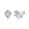 Fashion Metallic Women's Ear Clip Without Ear Holes Copper Geometric Style Set With Diamonds