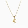 Fashion Mini Letter 316L Stainless Steel Necklace For Women With Electroplating Treatment