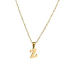 Fashion Mini Letter 316L Stainless Steel Necklace For Women With Electroplating Treatment