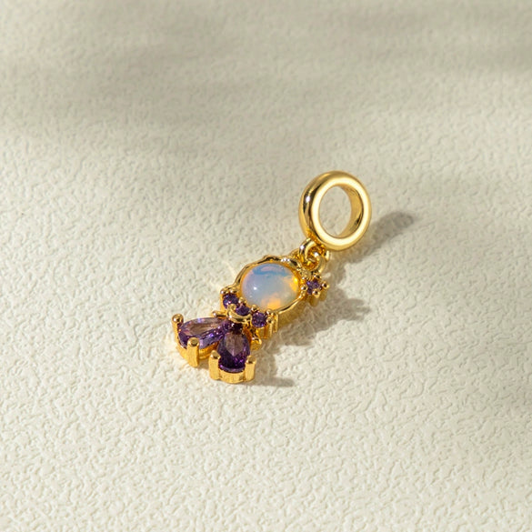Fashion Minimalist Copper Inlaid Zircon Earrings