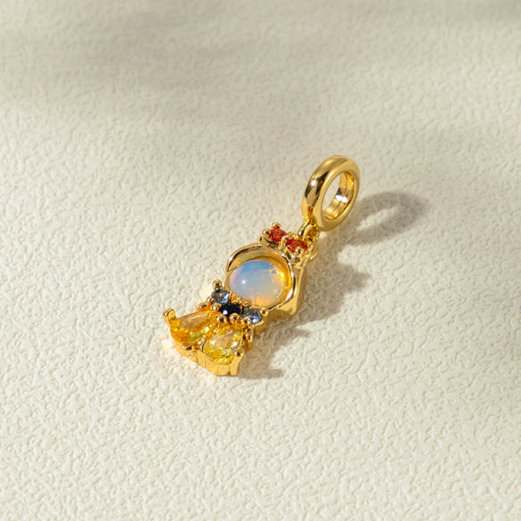 Fashion Minimalist Copper Inlaid Zircon Earrings