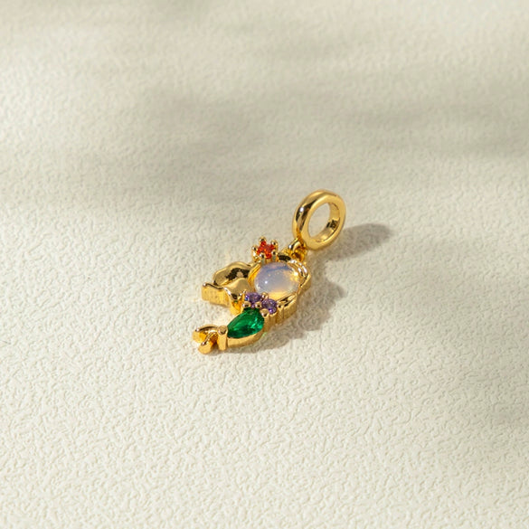 Fashion Minimalist Copper Inlaid Zircon Earrings