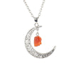 Fashion Moon Alloy Handmade Hollow Out Women'S Pendant Necklace 1 Piece