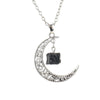 Fashion Moon Alloy Handmade Hollow Out Women'S Pendant Necklace 1 Piece