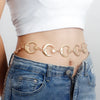 Fashion Moon Metal Plating Waist Chain