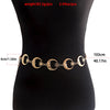 Fashion Moon Metal Plating Waist Chain