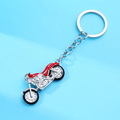 Fashion Motorcycle Alloy Plating Bag Pendant Keychain 1 Piece