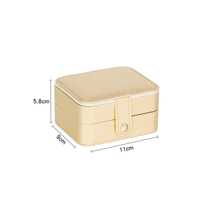 Fashion Multi-Layer Portable Jewelry Storage Box10.7*6*9cm