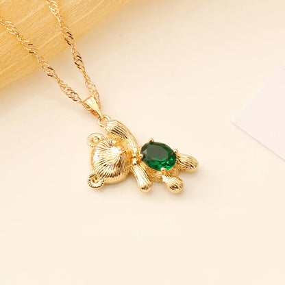 Fashion Multicolor Bear Necklace