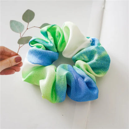 Fashion Multicolor Cloth Printing Hair Tie 1 Piece