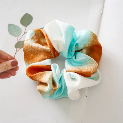 Fashion Multicolor Cloth Printing Hair Tie 1 Piece