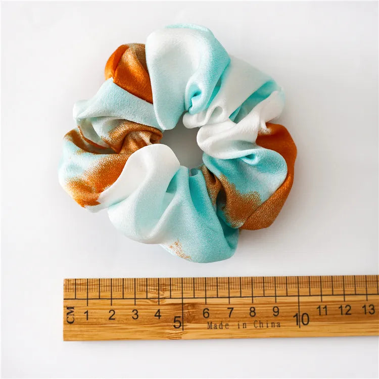 Fashion Multicolor Cloth Printing Hair Tie 1 Piece