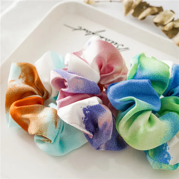 Fashion Multicolor Cloth Printing Hair Tie 1 Piece